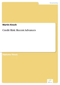 Titel: Credit Risk: Recent Advances