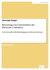 Titel: Bewertung von Unternehmen des Electronic Commerce