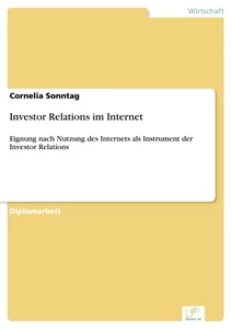 Titel: Investor Relations im Internet