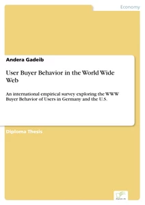Titel: User Buyer Behavior in the World Wide Web