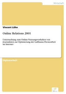 Titel: Online Relations 2001