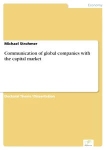 Titel: Communication of global companies with the capital market