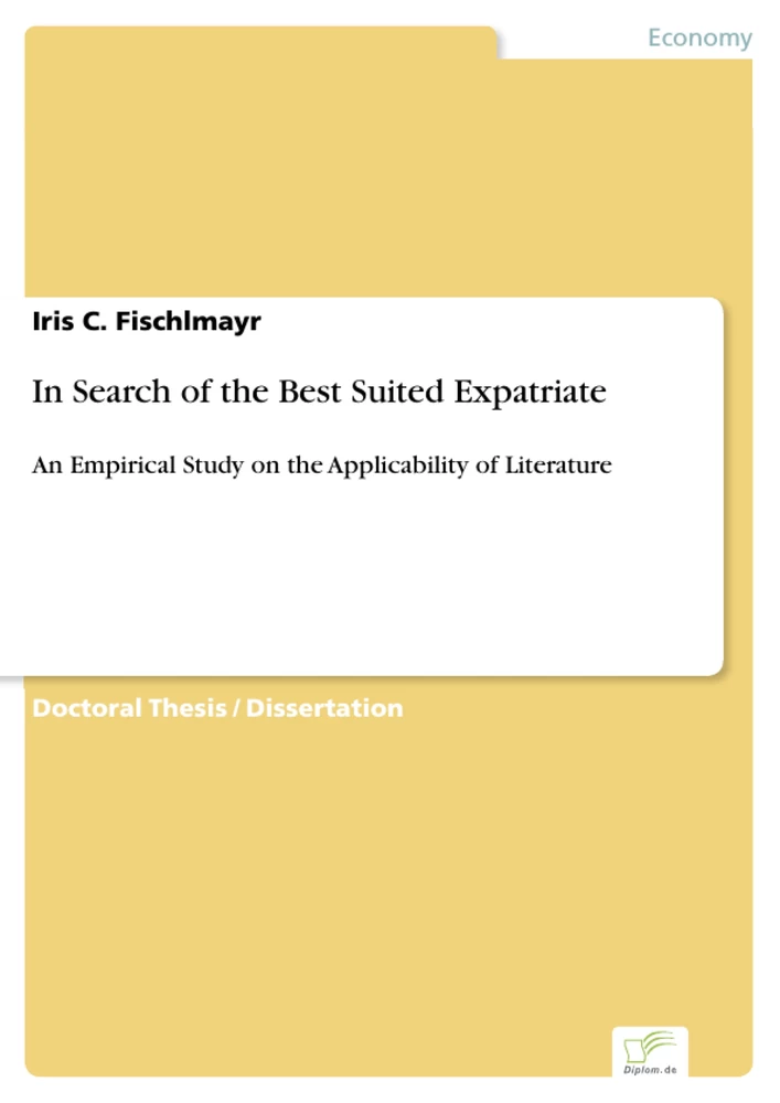 Titel: In Search of the Best Suited Expatriate