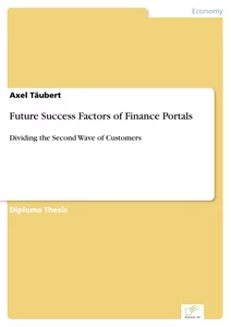 Titel: Future Success Factors of Finance Portals