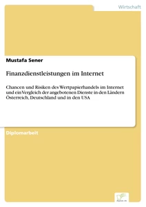 Titel: Finanzdienstleistungen im Internet