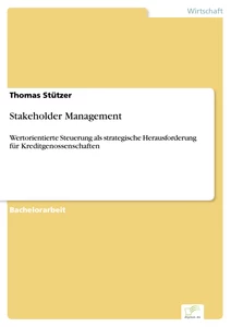 Titel: Stakeholder Management