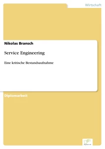 Titel: Service Engineering