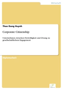 Titel: Corporate Citizenship