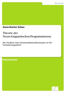 Titel: Theorie des Neuro-Linguistischen-Programmierens