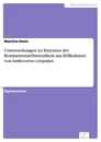 Titel: Untersuchungen zu Enzymen der Rosmarinsäurebiosynthese aus Zellkulturen von Anthoceros crispulus
