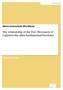 Titel: The relationship of the Free Movement of Capital to the other Fundamental Freedoms