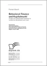 Titel: Behavioral Finance und Kapitalmarkt