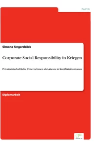 Titel: Corporate Social Responsibility in Kriegen