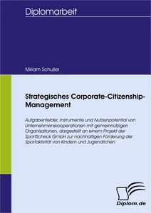 Titel: Strategisches Corporate-Citizenship-Management