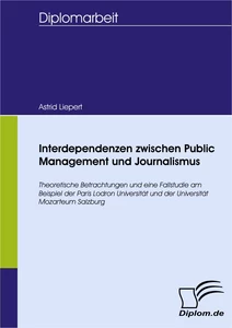 Titel: Interdependenzen zwischen Public Relations und Journalismus