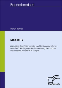 Titel: Mobile TV