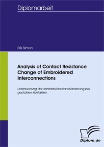 Titel: Analysis of Contact Resistance Change of Embroidered Interconnections