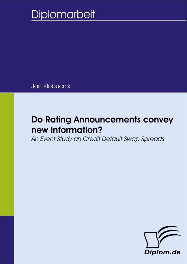 Titel: Do Rating Announcements convey new Information?