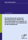 Titel: Die Entwicklung der deutschen Rechtsprechung im Bereich der Veranstalterhaftung am Beispiel von Personenschäden und Implikationen für die Eventbranche