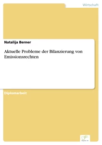 Titel: Aktuelle Probleme der Bilanzierung von Emissionsrechten