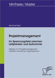 Titel: Projektmanagement - Im Spannungsfeld zwischen Leitplanken und Autonomie