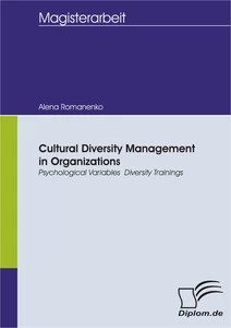 Titel: Cultural Diversity Management in Organizations