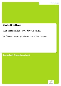 Titel: "Les Miserables" von Victor Hugo
