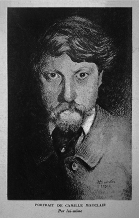 Ill.1.Camille Mauclair, Tête au crayon lithographique, 1900