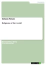 Titre: Religions of the world