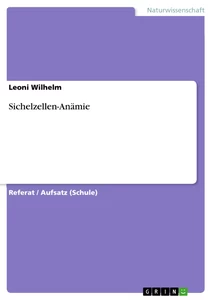 Titre: Sichelzellen-Anämie