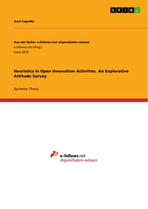 Titel: Heuristics in Open Innovation Activities. An Explorative Attitude Survey