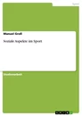 Titre: Soziale Aspekte im Sport
