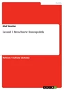 Title: Leonid I. Breschnew: Innenpolitik