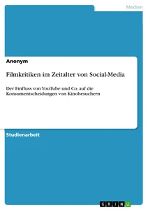 Title: Filmkritiken im Zeitalter von Social-Media