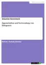 Titre: Eigenschaften und Verwendung von Halogenen