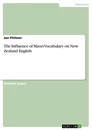 Titre: The Influence of Maori Vocabulary on New Zealand English