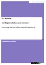 Title: Die Eigenschaften der Dioxine