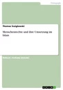 Titre: Menschenrechte und ihre Umsetzung im Islam