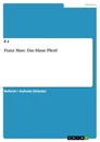Título: Franz Marc: Das blaue Pferd