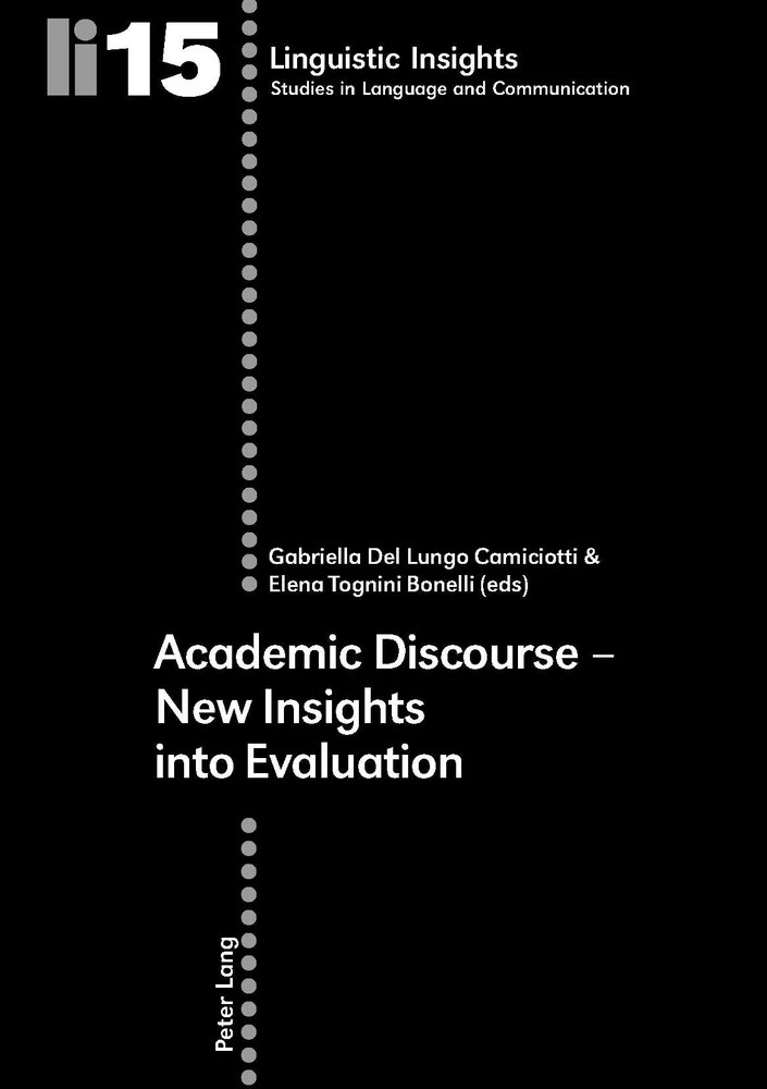 Title: Academic Discourse – New Insights into Evaluation