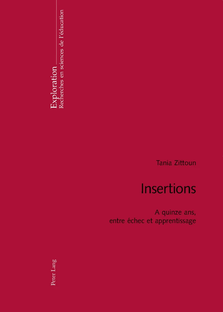 Titre: Insertions