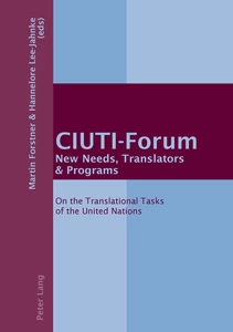 Title: CIUTI-Forum- New Needs, Translators & Programs