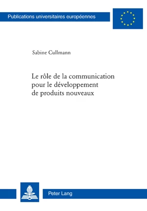 Titre: Le rôle de la communication pour le développement de produits nouveaux