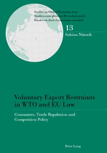 Title: Voluntary Export Restraints in WTO and EU Law