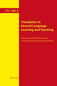 Title: Translation in Second Language Learning and Teaching