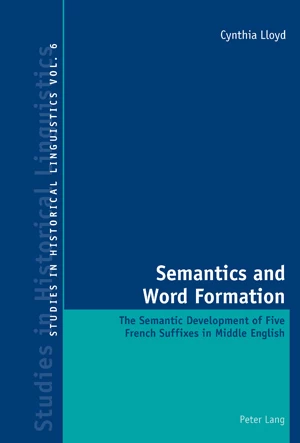 Title: Semantics and Word Formation