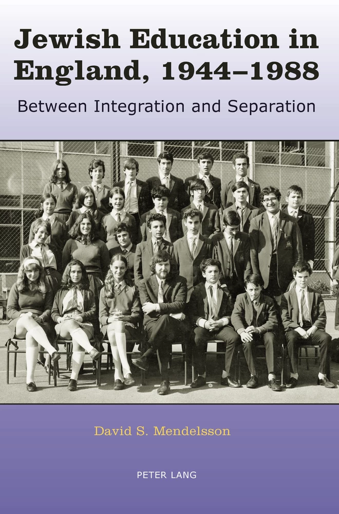 Title: Jewish Education in England, 1944-1988