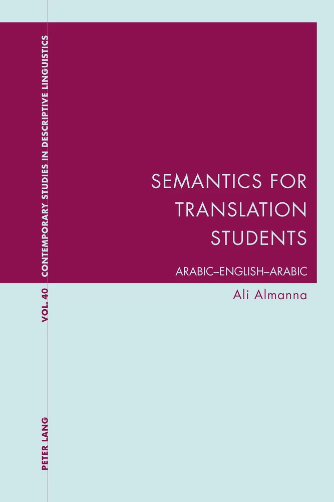 Title: Semantics for Translation Students