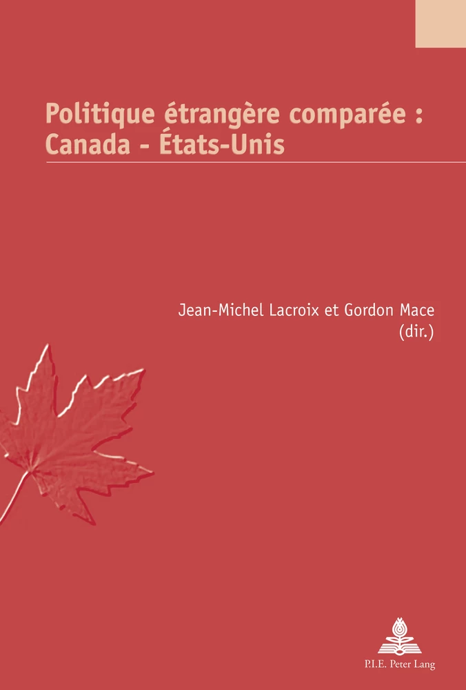 Titre: Politique étrangère comparée : Canada – États-Unis