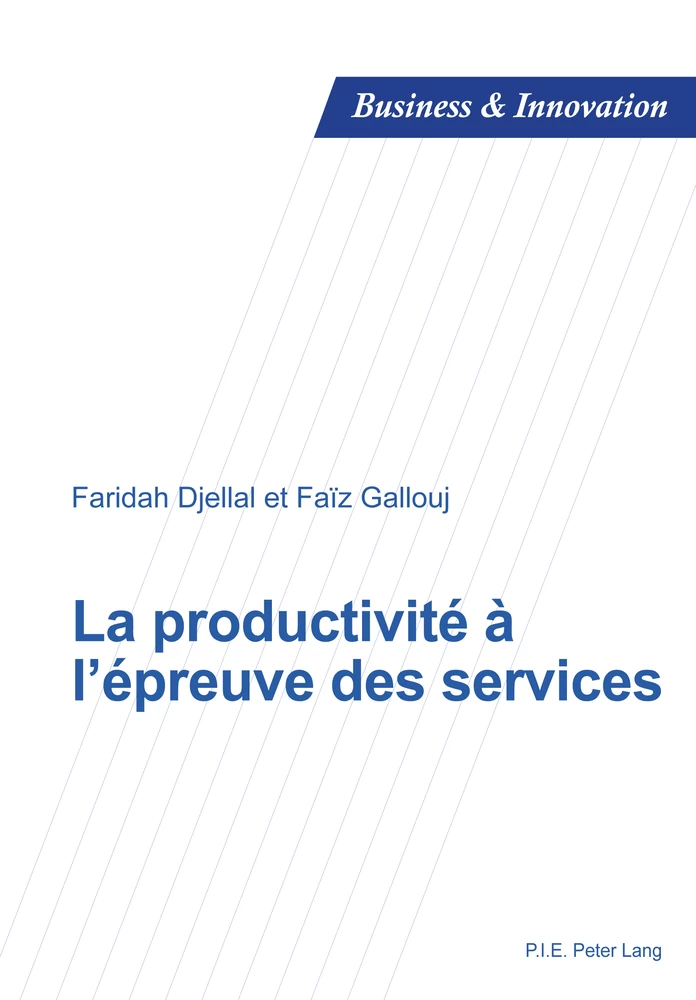 Titre: La productivité à l’épreuve des services